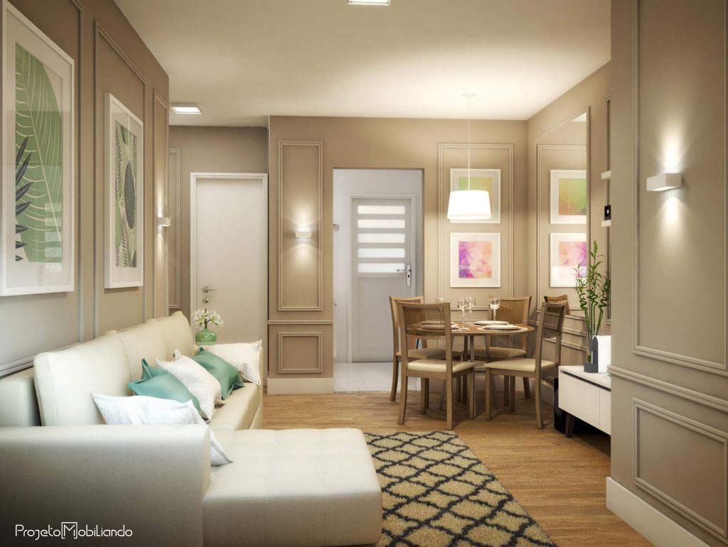 iluminacao led sala clean pequena