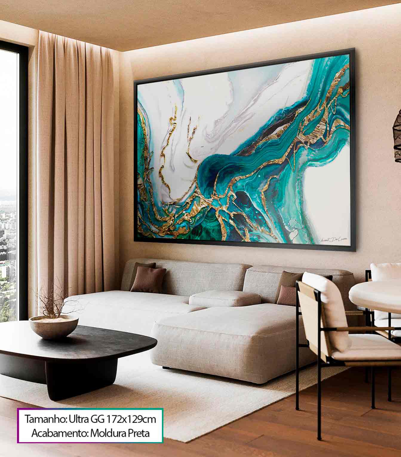 Guia Completo: Como Posicionar Quadros Grandes na Sala