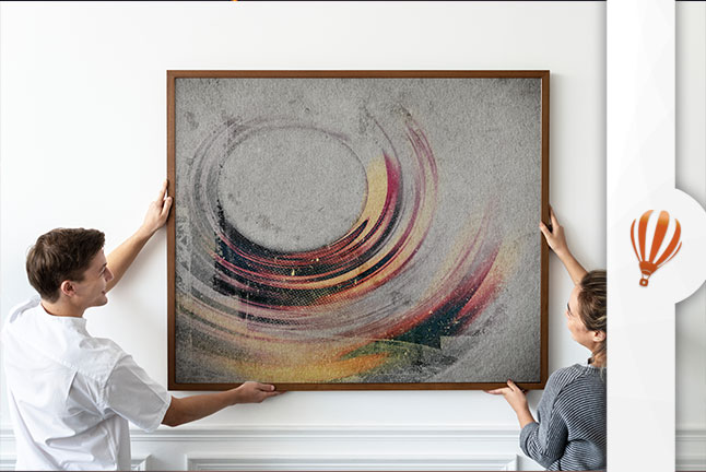 Transforme sua Sala: Ideias Criativas com Quadros Apoiados no Chão