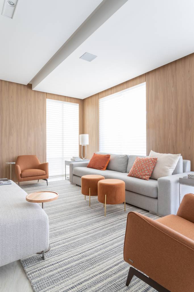 ideias de decoração de sala tons terrosos