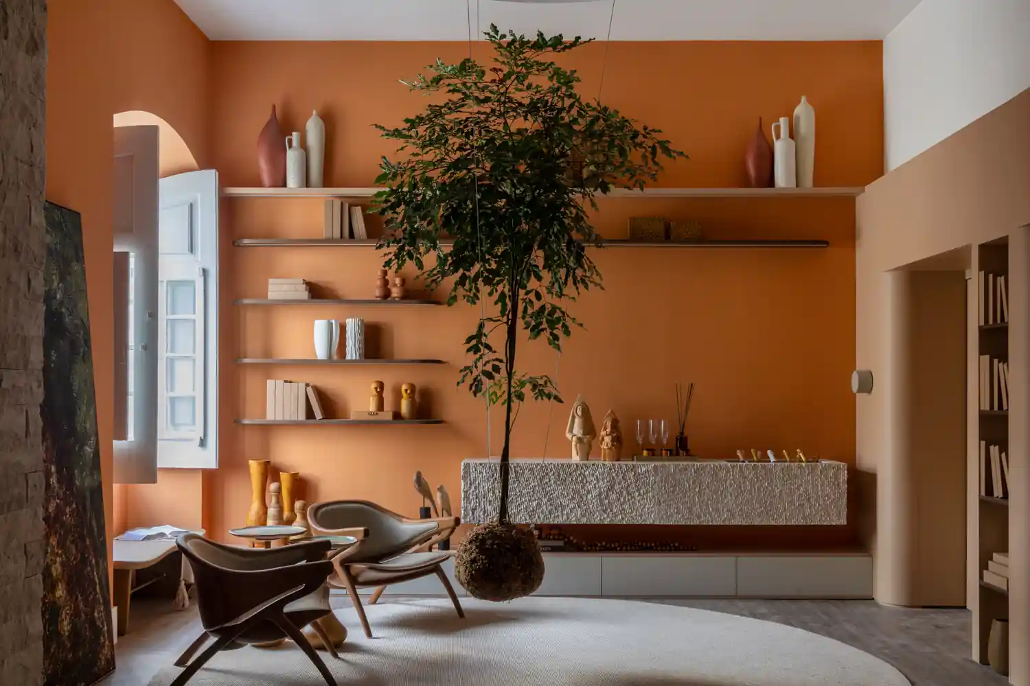 quanto custa decorar sala com tons terrosos