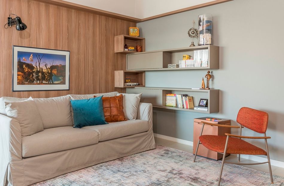 erros comuns ao usar tons terrosos na sala