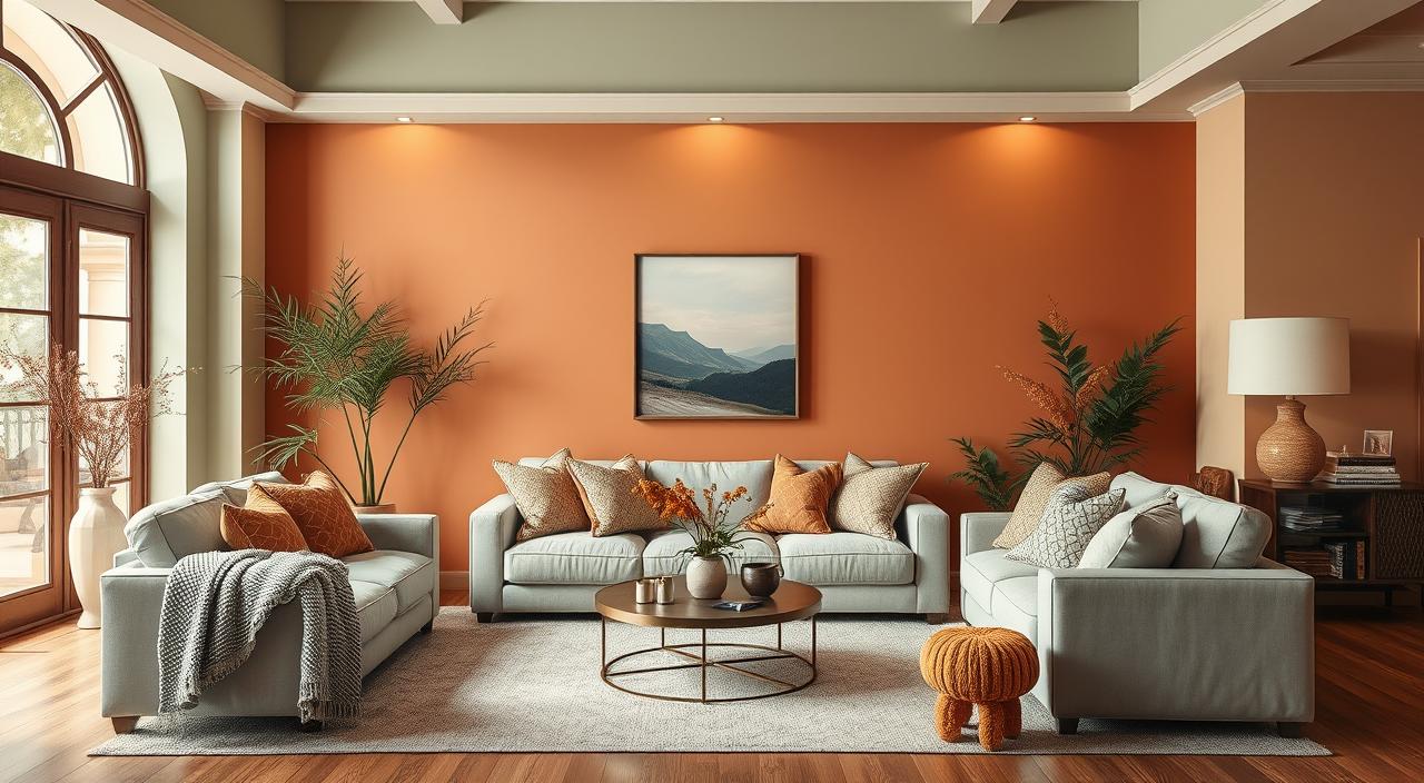 tons terrosos vs tons neutros para sala