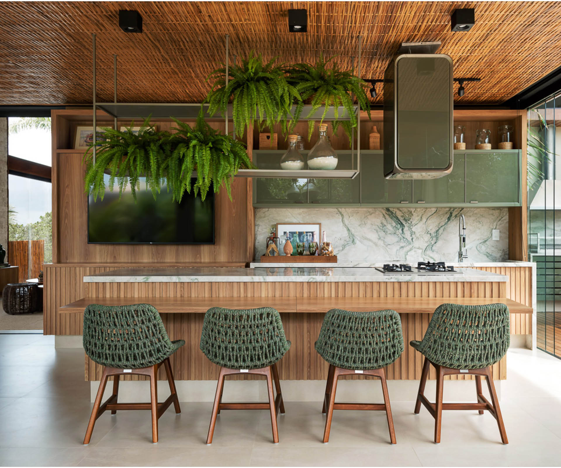 decoracao de sala de estar para receber amigos