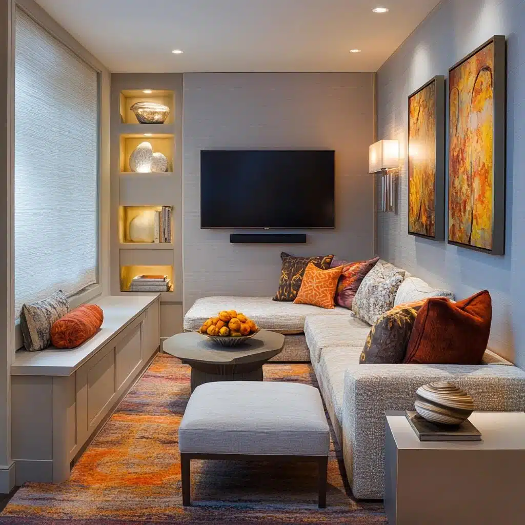 erros comuns ao decorar sala de tv