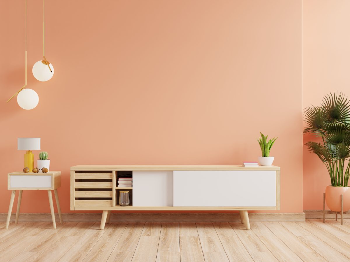 decoracao sala tons terrosos barata