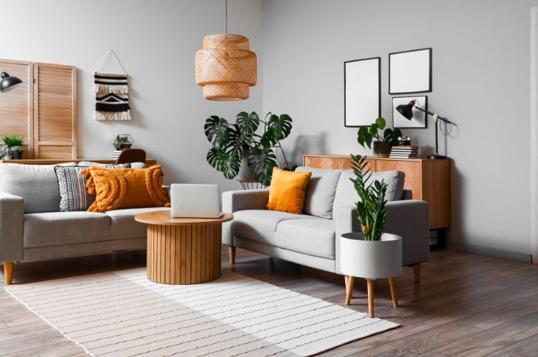 decoracao de sala escandinava