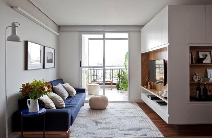 decoracao de sala escandinava