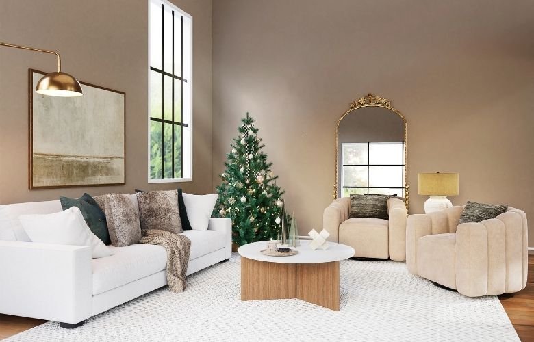 decoracao de sala para o natal