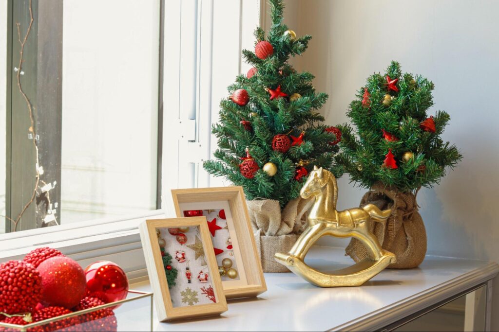 decoração de sala para natal moderna vs tradicional