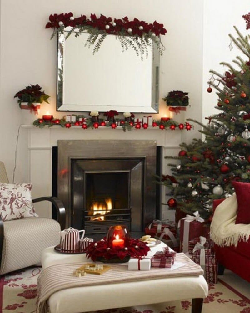 decoracao de sala para o natal