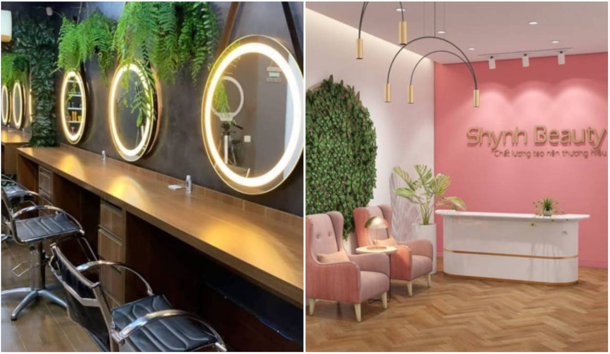 decoracao de salao de beleza