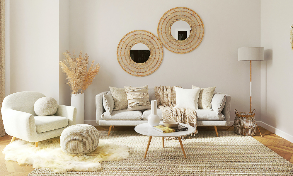 decoracao escandinava tapetes