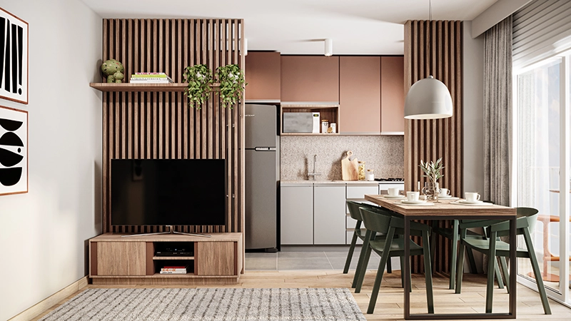 decoracao minimalista para apartamentos pequenos