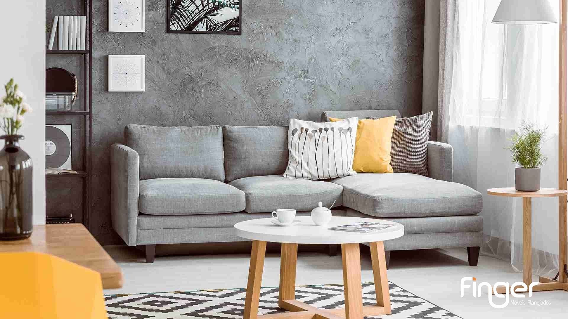 decoracao monocromatica com moveis