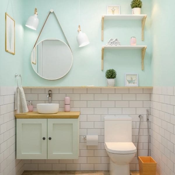 decoracao para banheiro simples