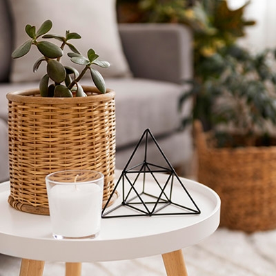 decoração sustentável vs decoração convencional