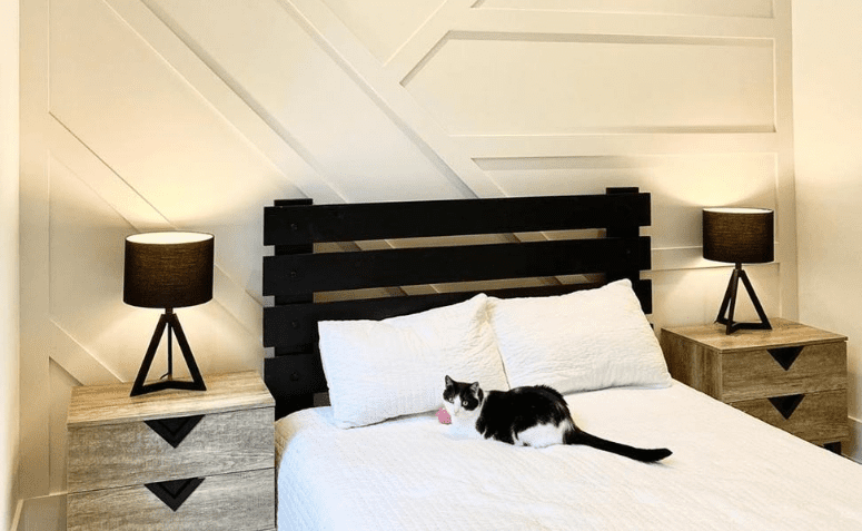 diy cabeceira de cama pallet