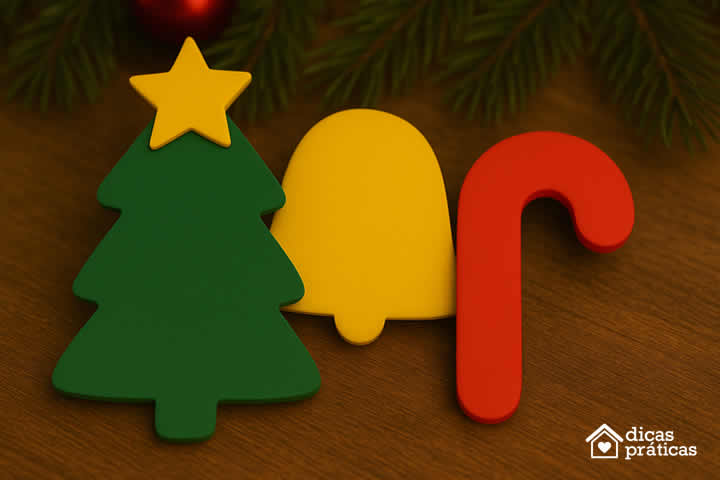 preço de enfeites de natal em eva artesanal