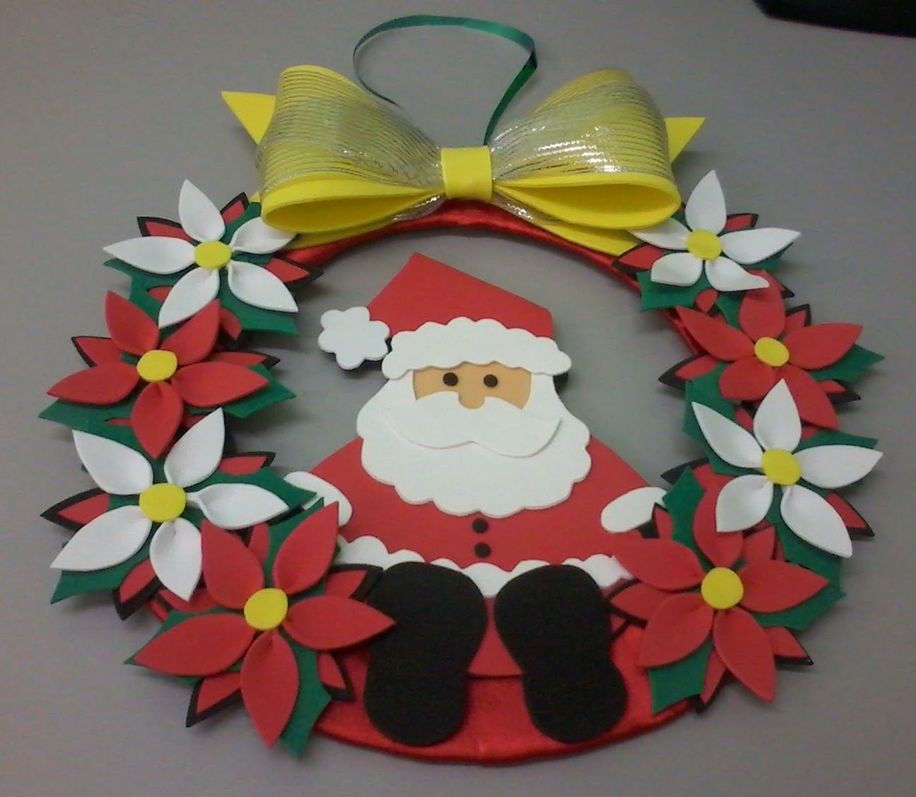 ideias de enfeites de natal em eva para iniciantes