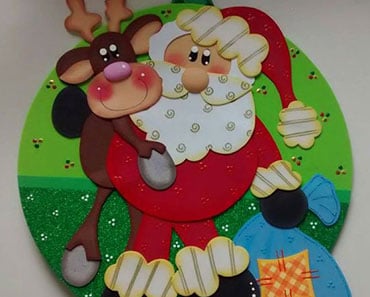 enfeites de natal em eva vs feltro qual escolher