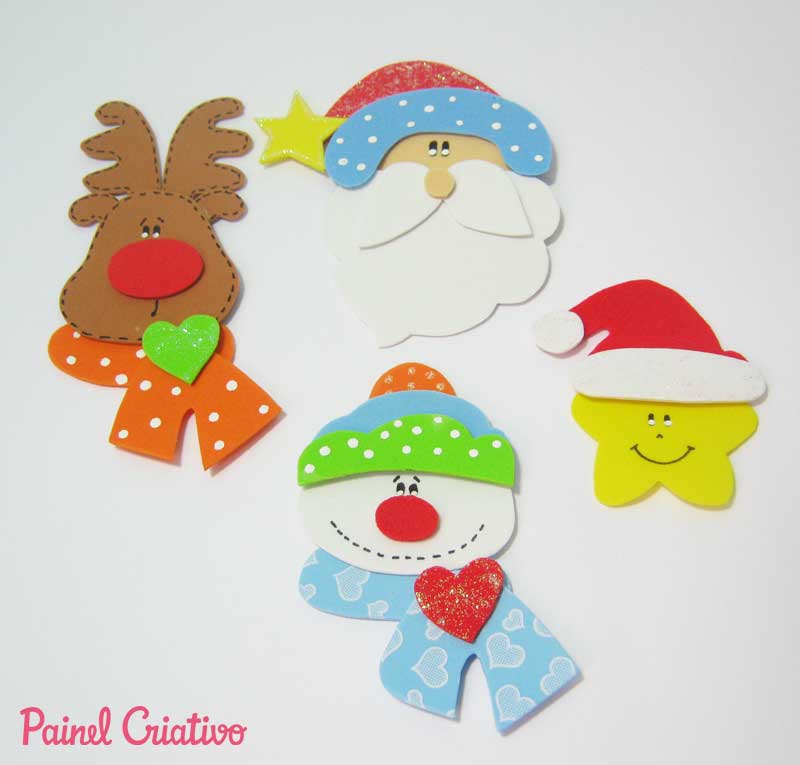 como fazer anjo de natal em eva para árvore