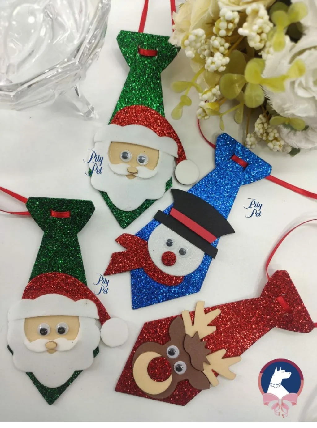 ideias de enfeites de natal em eva para iniciantes