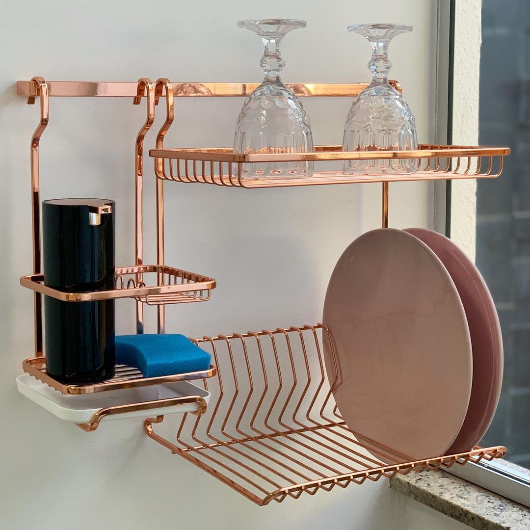 escorredor de louca de parede