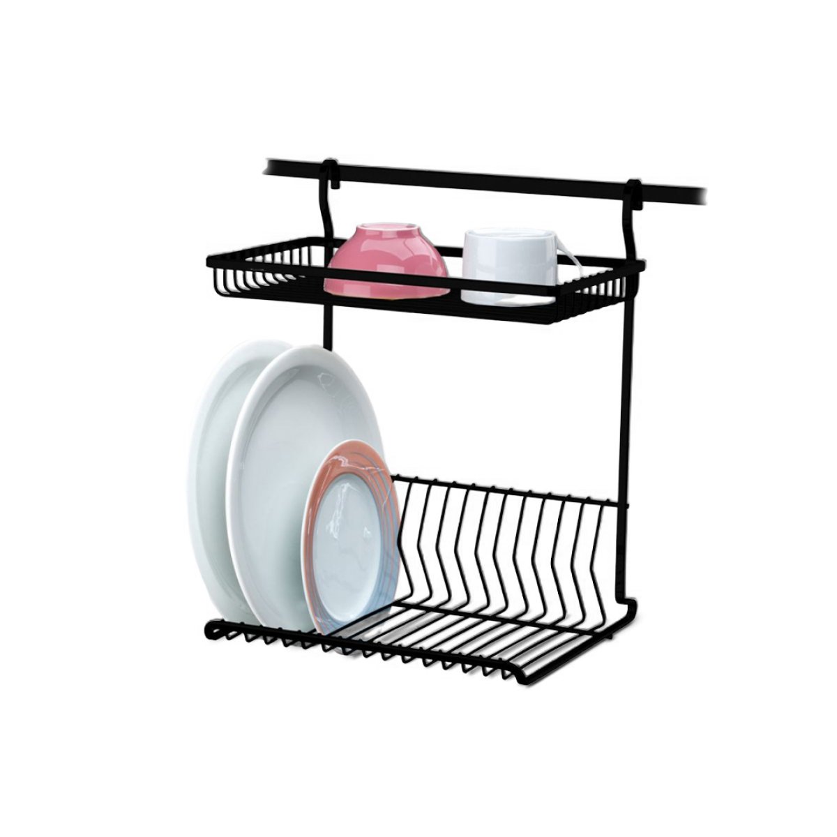 Tendências de organização de cozinha: Liberando espaço com escorredores de parede