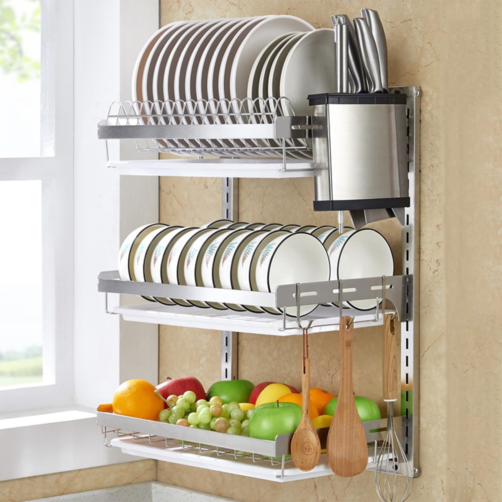 DIY: Instale seu próprio escorredor de louça de parede em 5 passos