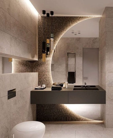 ideias de espelho de banheiro para inspiração