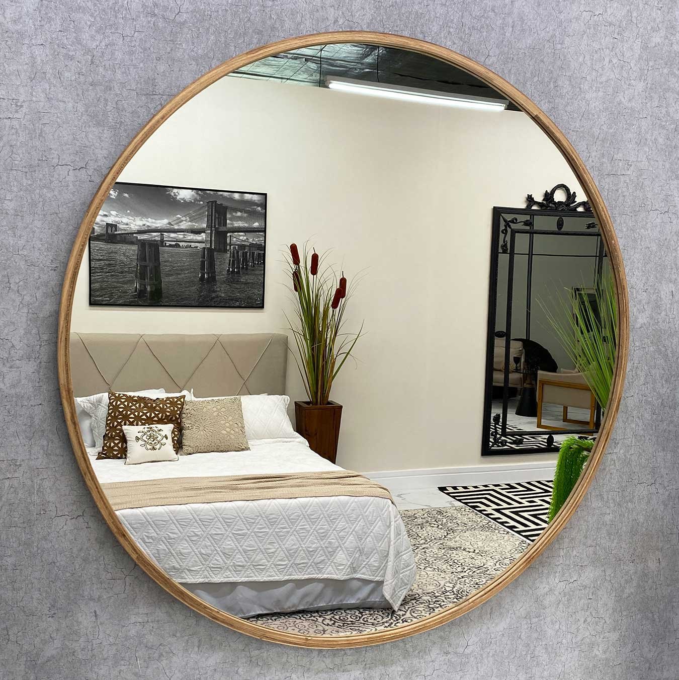 erros comuns ao usar espelho redondo no quarto