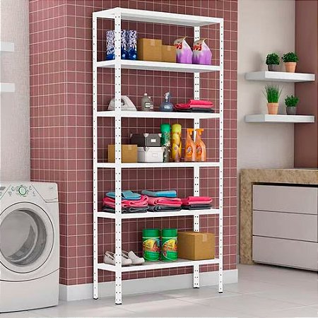 estante de aco na decoracao