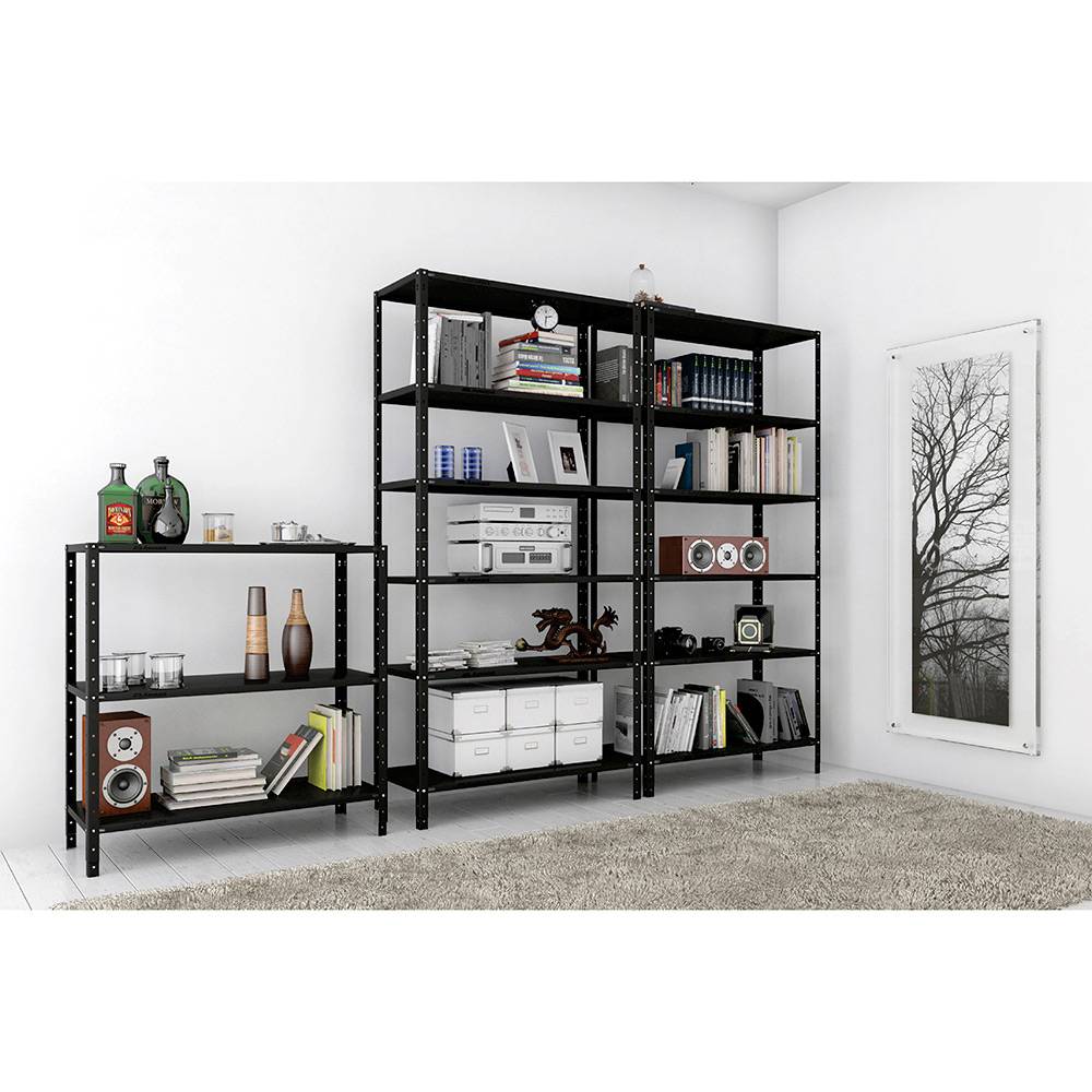 estante de aco na decoracao
