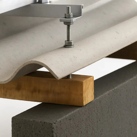 estrutura para telhado de fibrocimento