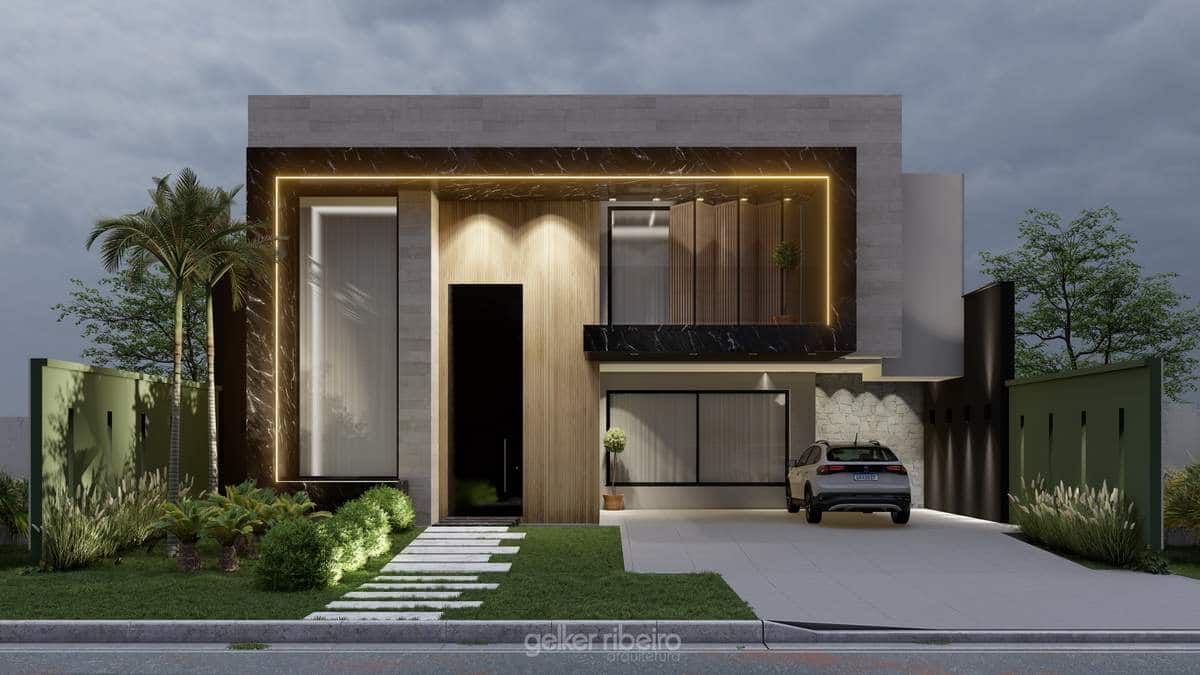 5 Ideias de Fachadas de Casas Modernas para Inspirar seu Projeto
Como Escolher os Melhores Materiais para Fachadas Modernas
Tendências de Cores e Iluminação para Fachadas de Casas em 2025
O Papel do Paisagismo e Muros na Arquitetura Moderna
Fachadas de Casas Térreas Modernas: Dicas e Exemplos