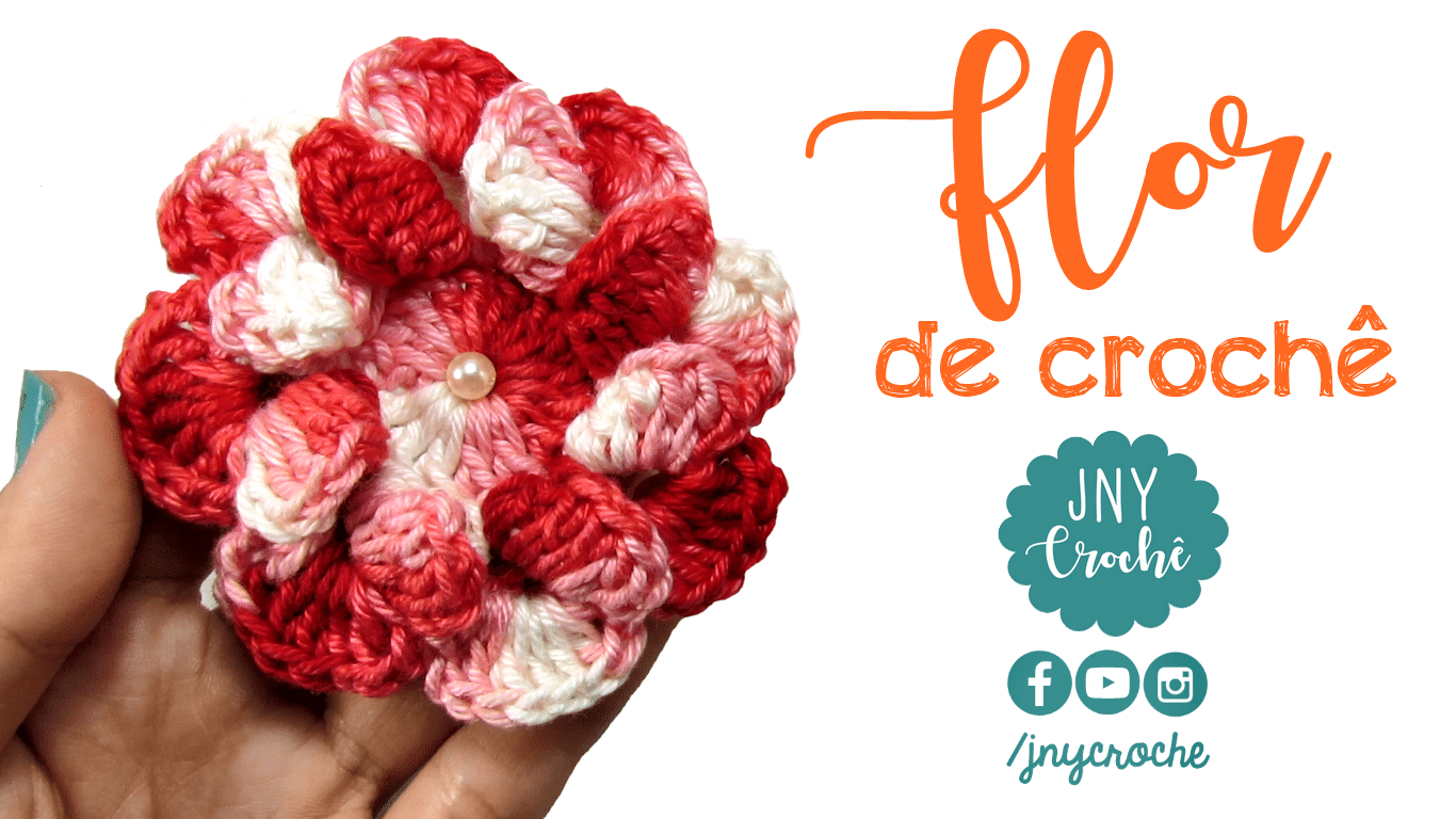 Passo a Passo: Flor de Crochê com Ponto Puff para Aplicações Delicadas