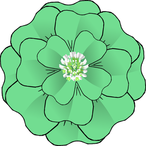 arranjo flor verde