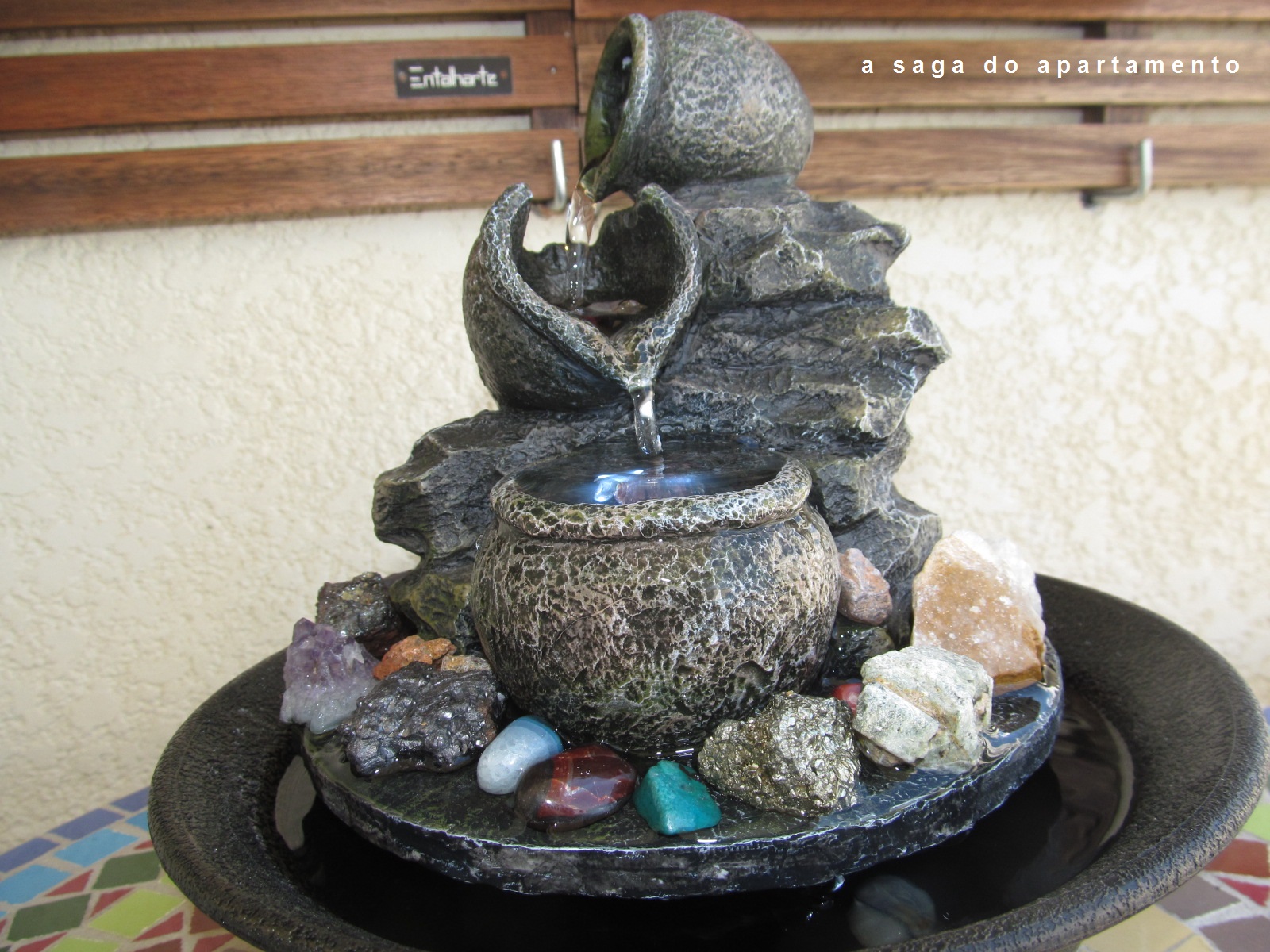 10 ideias criativas fonte agua decorativa para sala