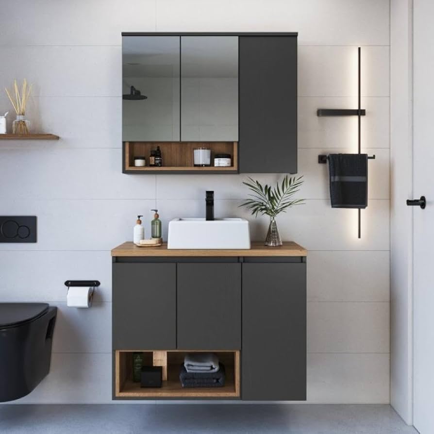 Maximizando o Espaço: Dicas para Gabinetes de Banheiro de 90cm com Duas Cubas