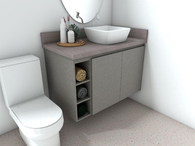 Guia Completo de Altura e Espaçamento para Bancadas de Banheiro Ergonômicas