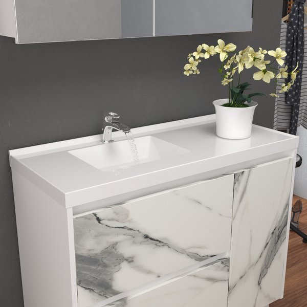 Os Melhores Gabinetes de Banheiro 90cm com Tampo de Granito em 2024