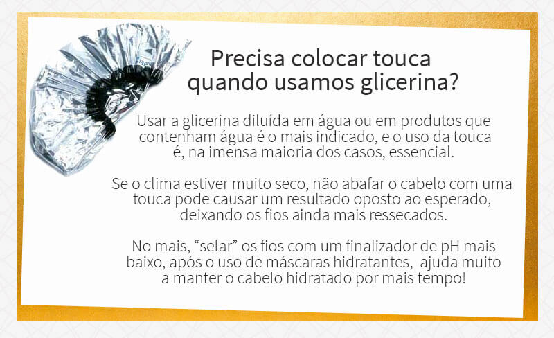 melhores receitas de hidratação com glicerina para cabelo cacheado
