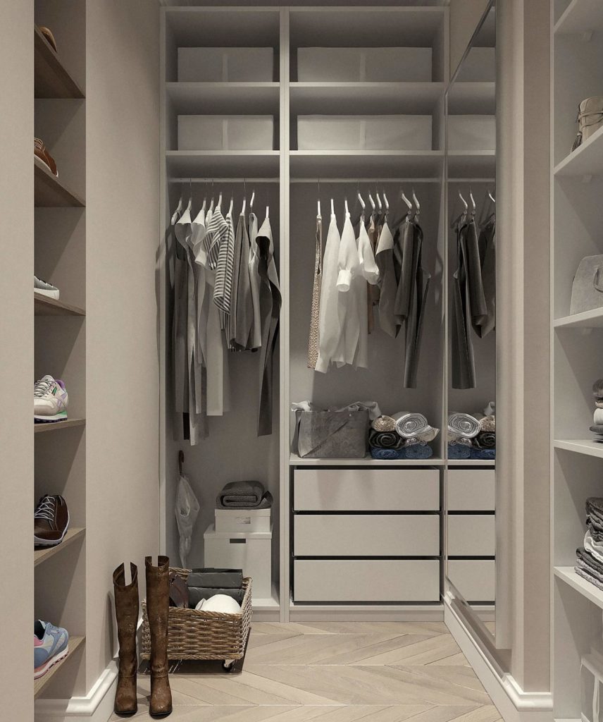 ideias guarda roupa planejado embutido quartos pequenos