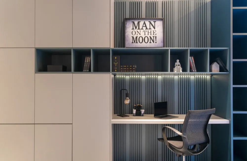 home office moderno planejado ou modular qual melhor