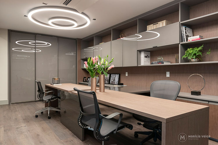 home office moderno planejado ou modular qual melhor