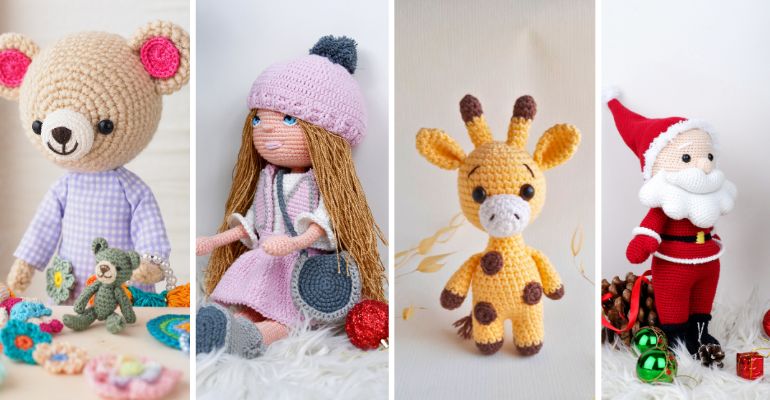 amigurumi vs brinquedos tradicionais dia das crianças