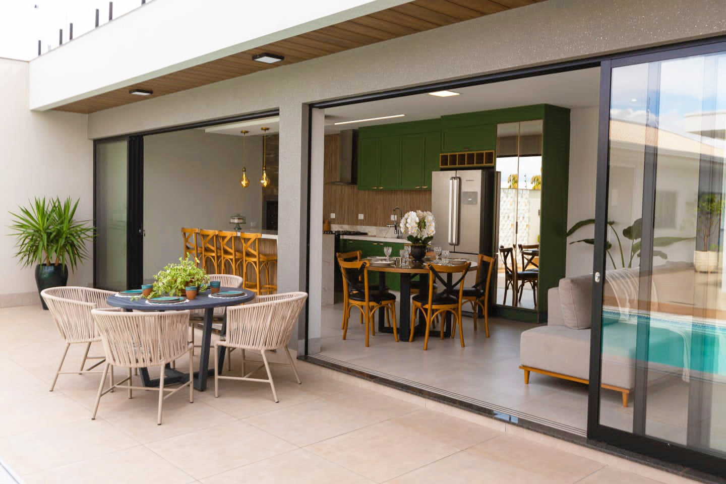 balanço suspenso corda nautica para pergolado