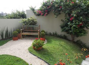 decoração de jardim no quintal