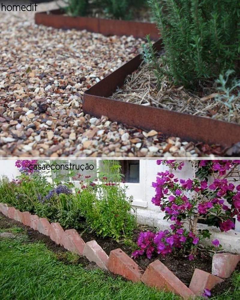 jardim no quintal com flores